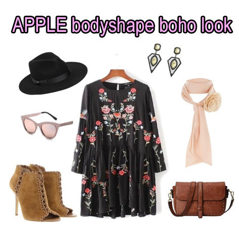 Apple Bodyshape Boho Inspo