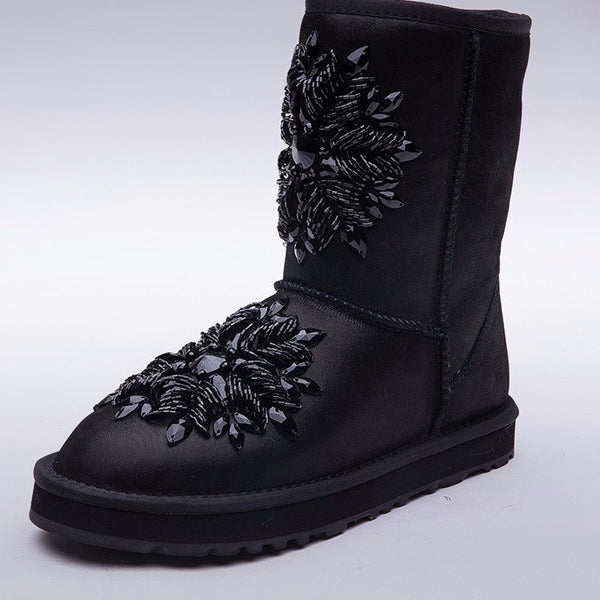 BLING Sheepskin Uggboots-Bohemian Brunch