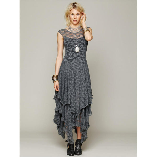 Boho Dance Sheer lace Dress-Bohemian Brunch