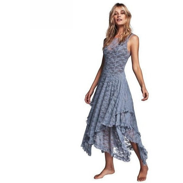 Boho Dance Sheer lace Dress-Bohemian Brunch