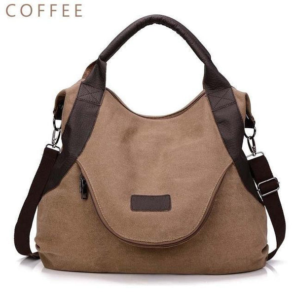 Casual Canvas Boho Tote Women's Handbag-Bohemian Brunch