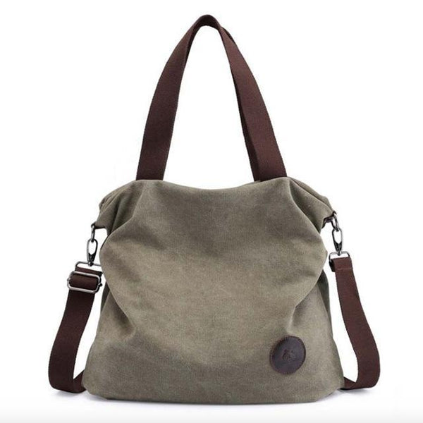 Casual Canvas Boho Tote Women's Handbag-Bohemian Brunch