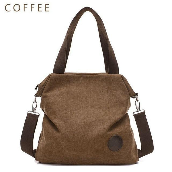 Casual Canvas Boho Tote Women's Handbag-Bohemian Brunch