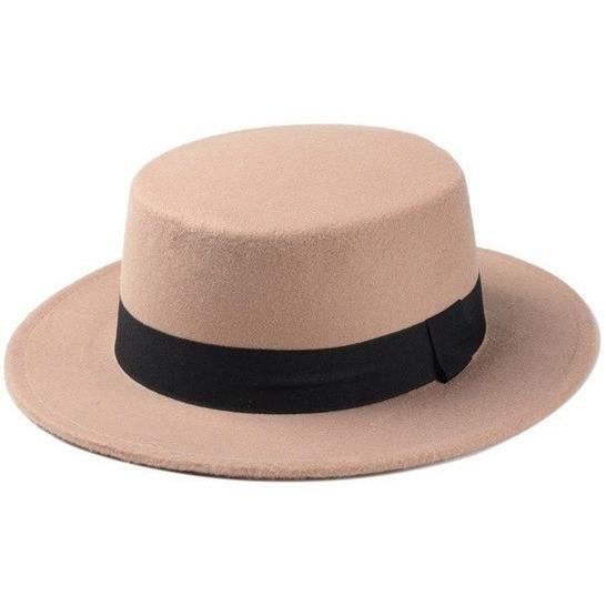 Fedora Boho Gambler Wool Hat-Bohemian Brunch