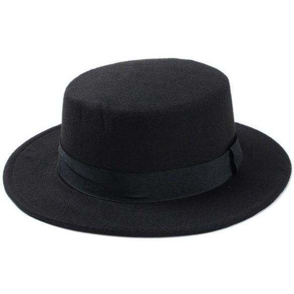 Fedora Boho Gambler Wool Hat-Bohemian Brunch