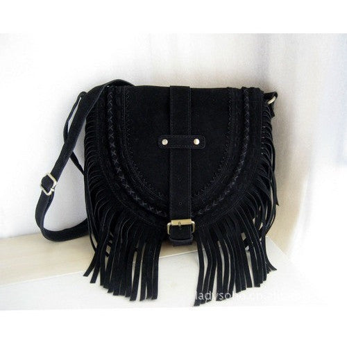 Fringed Messenger Boho Hippie Gypsy Bohemian Festival HandBag-Bohemian Brunch