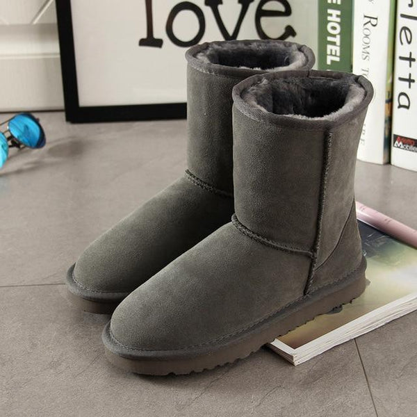 Genuine Cow SuedeWarm Winter Ugg Style Boots-Bohemian Brunch