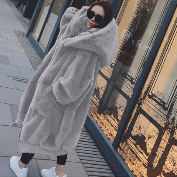 Oversized Winter Faux Fur Boho Streetwear Style Coat Jacket-Bohemian Brunch