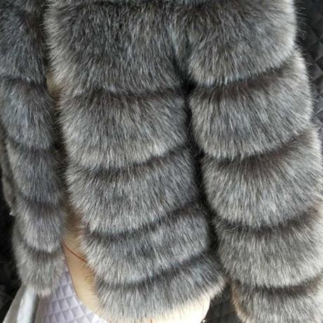 Winter Coat Women Faux Fox Fur Coat Plus Size Women-Bohemian Brunch