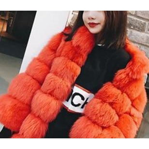 Winter Coat Women Faux Fox Fur Coat Plus Size Women-Bohemian Brunch